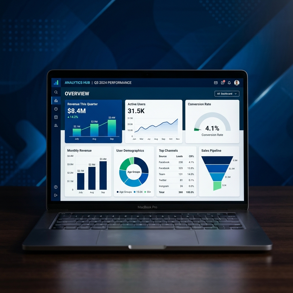 Portal Dashboard Mockup